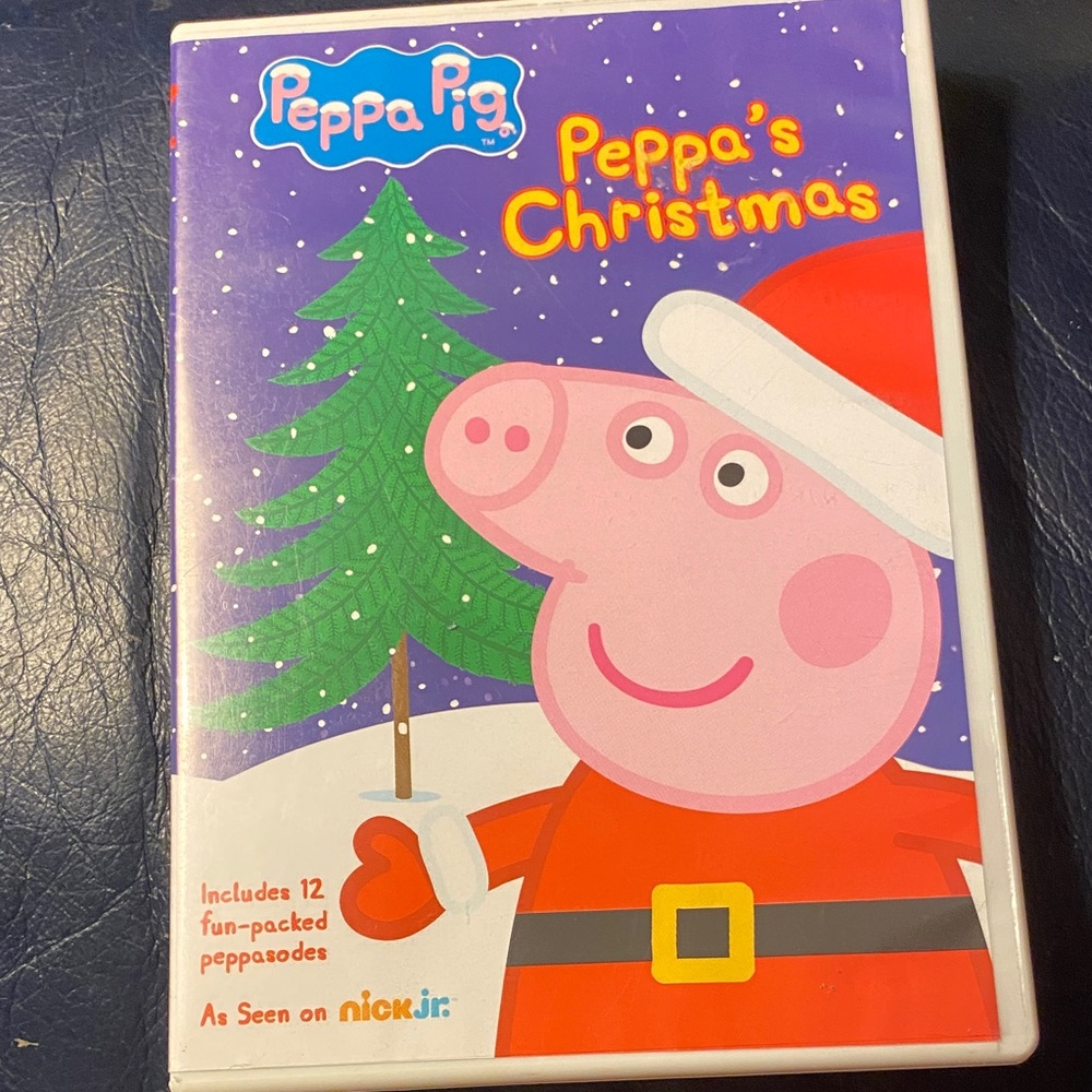 Peppa Pig Peppa's Christmas DVD - Pink and Red